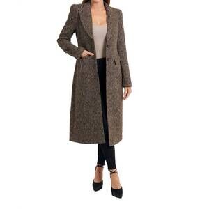 NEW LOVE TOKEN elinor long coat in brown
